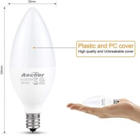 img 3 attached to 💡 Ascher Non-Dimmable Candelabra Equivalent Chandelier