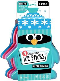 img 4 attached to 🐧 Penguin Multicolored Fit & Fresh Coolers