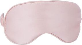 img 1 attached to Silk Sleep Set for Hair and Skin - Amazon Basics 100% Mulberry Silk Pillowcase, Eye-Mask and Travel Pouch - Dual Side 19 Momme Silk, Blush, Standard Size