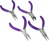 precision craftsmanship: 4 mini micro small jeweller's beading plier tools set logo