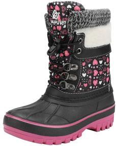 img 4 attached to 👟 DREAM PAIRS KMONTE 1 Boys' Insulated Waterproof Shoes: Stylish and Functional