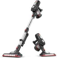 🧹 roomietec 2-in-1 cordless stick vacuum cleaner, powerful 120w suction, stainless steel and hepa filters, suitable for floor, carpet, and pet hair - model rmdy595 логотип