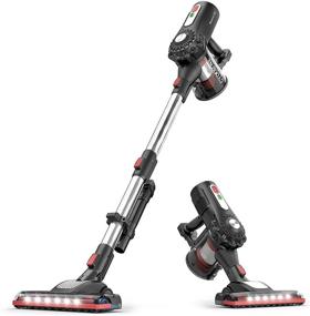 img 4 attached to 🧹 RoomieTEC 2-in-1 Cordless Stick Vacuum Cleaner, Powerful 120W Suction, Stainless Steel and HEPA Filters, Suitable for Floor, Carpet, and Pet Hair - Model RMDY595