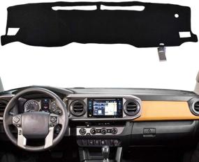 img 4 attached to 🔒 XUKEY Dash Cover Mat for Toyota Tacoma 2016-2020 - Premium Dashboard Protection