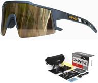 🚴 kapvoe polarized cycling sunglasses: ideal eyewear for women & men for mountain biking, mtb, bicycle riding & motorcycle логотип