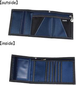 img 2 attached to 💼 Compact and Stylish JEMINAL Canvas Vertical Wallets Purse: A Must-Have Accessory for Organized Fashion Lovers