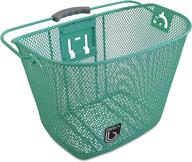 biria bicycle basket: quick release universal bracket, front basket, removable wire mesh logo