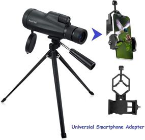 img 1 attached to MaxUSee High Power 10-30x50 Zoom HD Monocular Telescope: Perfect for Travel, Bird Watching, and Sports Concerts