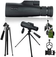 maxusee high power 10-30x50 zoom hd monocular telescope: perfect for travel, bird watching, and sports concerts logo