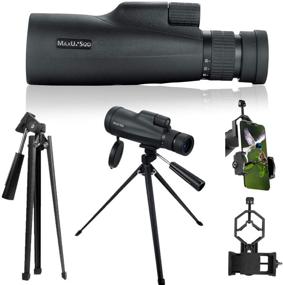 img 4 attached to MaxUSee High Power 10-30x50 Zoom HD Monocular Telescope: Perfect for Travel, Bird Watching, and Sports Concerts