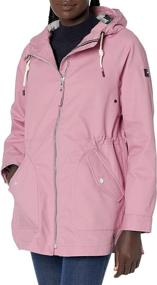 img 2 attached to Joules Womens Raincoat Light Pink Women's Clothing