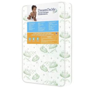 img 4 attached to 🛏️ White 3-Inch Foam Play Yard Mattress by Dream On Me