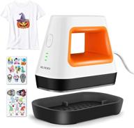 🔥 heat press machine for t-shirts, shoes, bags, hats - compact mini easy press for heat transfer of htv vinyl and sublimation projects (includes heat press mat) logo