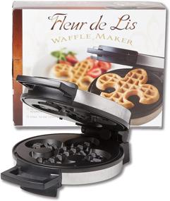 img 4 attached to 🧇 High-Quality Non-Stick Fleur De Lis Belgian Waffle Maker | Ideal for Chaffles, Gluten-Free or Paleo Pancake And Waffle Mix | Perfect Performance Waffle Iron