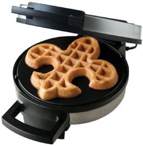 img 3 attached to 🧇 High-Quality Non-Stick Fleur De Lis Belgian Waffle Maker | Ideal for Chaffles, Gluten-Free or Paleo Pancake And Waffle Mix | Perfect Performance Waffle Iron