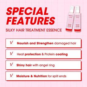 img 1 attached to 🌿 MELLOWTOUCH Hair Repair Essence Serum for Restoring Damaged & Frizzy Hair