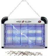 🪰 premium 20w bug killer electric bug zapper and pest repeller control indoor - 2800 volt uv lamp for effective mosquitoes and flies elimination - fly insect killer, repellent traps, catcher lure, zap technology - powerfully kills mosquitoes logo