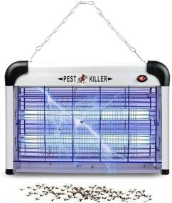 img 3 attached to 🪰 Premium 20W Bug Killer Electric Bug Zapper and Pest Repeller Control Indoor - 2800 Volt UV Lamp for Effective Mosquitoes and Flies Elimination - Fly Insect Killer, Repellent Traps, Catcher Lure, Zap Technology - Powerfully Kills Mosquitoes