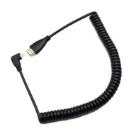 🔌 seadream right angled coiled micro hdmi to hdmi cable - 50cm to 1.8m stretch length - ethernet and 3d 4k support logo