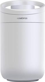 img 4 attached to 🌫️ Harmorale 3L Humidifiers: Top Fill Cool Mist for Bedroom, 3 Mist Modes, Auto Shut-Off, 30-Hour Long Work Time