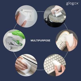 img 1 attached to 🧽 Durable Melamine Sponge 50 Pack: Powerful Magic Cleaning Sponges for All Surfaces - Kitchen, Bathroom, Furniture, Leather, Floor and Walls!