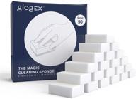 🧽 durable melamine sponge 50 pack: powerful magic cleaning sponges for all surfaces - kitchen, bathroom, furniture, leather, floor and walls! logo