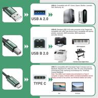 🔌 itd itanda 2 в 1 usb кабель для принтера 6.6ft - для сканеров, принтеров, музыкальных инструментов, пианино, hp, canon и других логотип