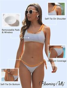 img 2 attached to 👙 Blooming Jelly Brazilian Women's Clothing: Trendy Swimsuits for Women