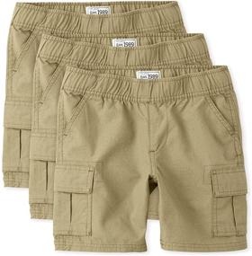 img 3 attached to 👖 Childrens Place Boys' Pull-On Washed Shorts: Stylish and Comfortable Clothing for Active Kids