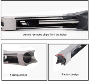 img 1 attached to 🔨 High-quality Durable Square Mortising Chisel for Woodworking