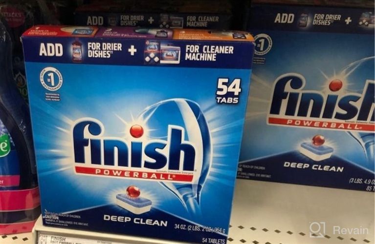 img 1 attached to 🍽️ Finish All In 1, Dishwasher Detergent Powerball - Dishwashing Tablets - Dish Tabs, Fresh Scent, 94 Count Each: The Ultimate Dish-cleaning Solution review by Carol Miller