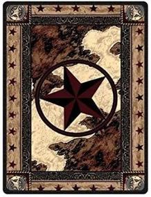 img 2 attached to 🌟 Western Texas Star Soft Blanket for Air Conditioning - 60" x 80