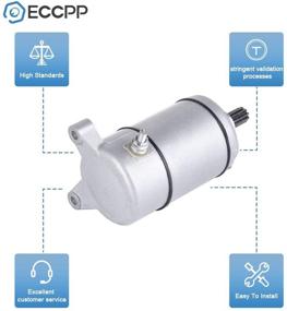 img 1 attached to 🚀 ECCPP Starters Compatible with Polaris ATV: ATP/500 HO 330 4x4 (2005-2004) 329cc, ATV Pro 500 4x4 PPS (2002) 499cc, Hawkeye 400 HO (2011) 455cc, Magnum 4X4/Norwegian/Swedish (1995-1998) 425cc 3087030