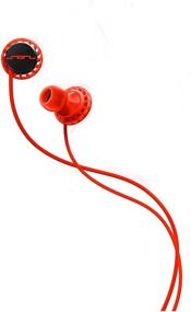 img 3 attached to 🎧 СОЛ РЕПАБЛИК 1131-33 Фторо-красные наушники Relays In-Ear с 3-кнопочным управлением.