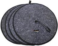 kurgo universal fit tire tote with handle, wheel felts, spare tire cover, portable wheel bags, winter tire cover, eco-friendly tire totes - regular size (k00037) logo