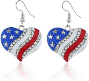 img 4 attached to TIANBANGSHI American Independence Patriotic Rhinestone