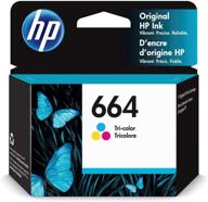 🖨️ hp 664 (f6v28al) color cartridge for hp deskjet ink advantage 1115, 2134, 2135, 2675, 3635, 3775, 3785, 3787, 3789, 3835, 4535, 4675, 5075, 5275 - genuine hp ink logo