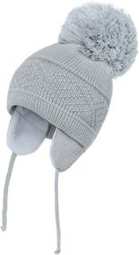 img 4 attached to 🧢 Connectyle Winter Fleece Beanie with Earflaps - Boys' Fashion Accessories