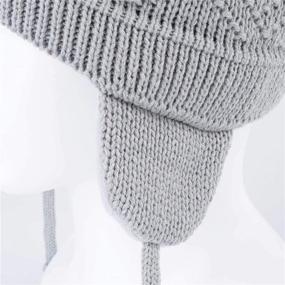 img 1 attached to 🧢 Connectyle Winter Fleece Beanie with Earflaps - Boys' Fashion Accessories