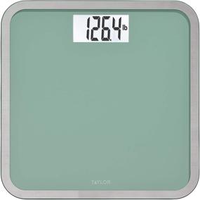 img 4 attached to 🌊 Taylor Precision Digital Bathroom Scale - 500lbs Capacity, Sea Foam Green: Accurate and Stylish Weight Measurement