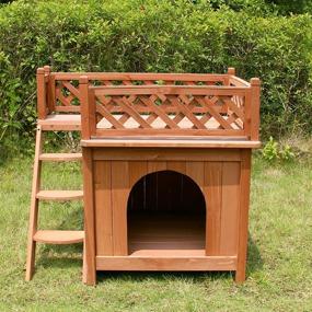 img 3 attached to 🏠 Merry Pet Wood Pet House: A Cozy and Stylish Retreat for Your Beloved Pet