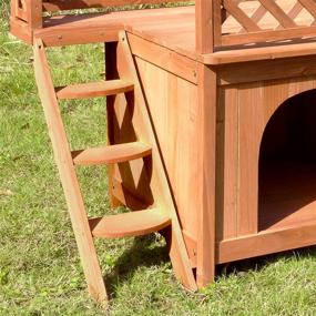 img 1 attached to 🏠 Merry Pet Wood Pet House: A Cozy and Stylish Retreat for Your Beloved Pet