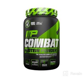 img 6 attached to Mega-Sized MusclePharm Combat Protein Powder: 5 Protein Blend, 4lbs, Chocolate Milk Flavor, 52 Servings