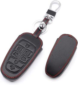 img 2 attached to Royalfox Buttons Genuine Keychain 2020 2021 Interior Accessories