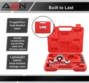 img 1 attached to ABN Automotive Flaring Tool Kit for Double 🔧 Flaring Copper, Aluminum, Soft Steel Brake Lines, and Brass Tubing