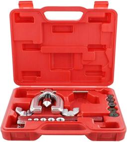 img 3 attached to ABN Automotive Flaring Tool Kit for Double 🔧 Flaring Copper, Aluminum, Soft Steel Brake Lines, and Brass Tubing