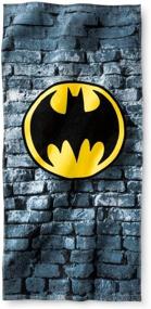 img 1 attached to 🏖️ Fun in the Sun with the Kids Warehouse Batman Logo Beach Towel