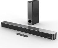 🔊 enhance your tv experience with the bestisan sound bar - 150w, bluetooth 5.0, subwoofer, remote control, and more! logo