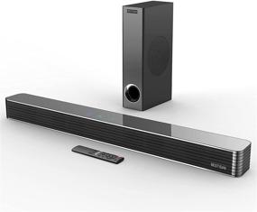 img 4 attached to 🔊 Enhance Your TV Experience with the BESTISAN Sound Bar - 150W, Bluetooth 5.0, Subwoofer, Remote Control, and More!