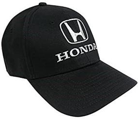 img 1 attached to 🧢 Honda Logo Stylish Black Baseball Cap for Elevated Style and Comfort